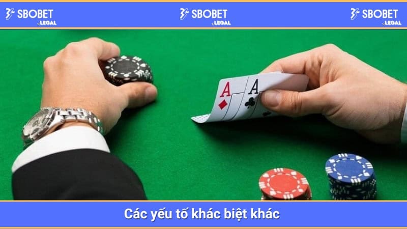 Các yếu tố khác biệt khác 