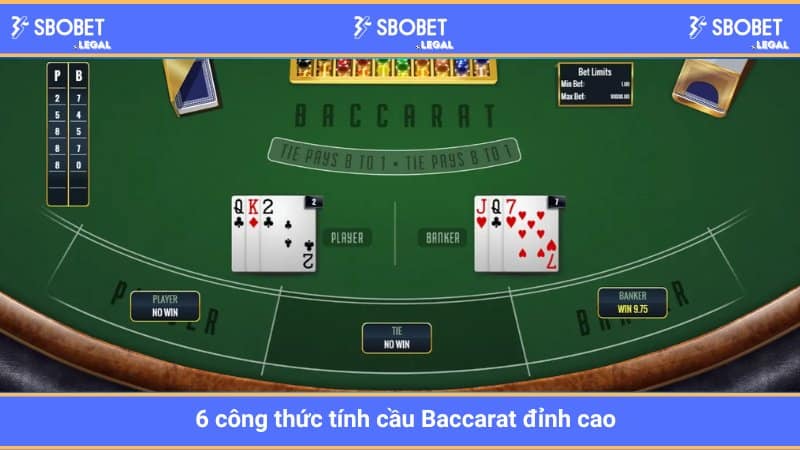 6 công thức tính cầu Baccarat đỉnh cao