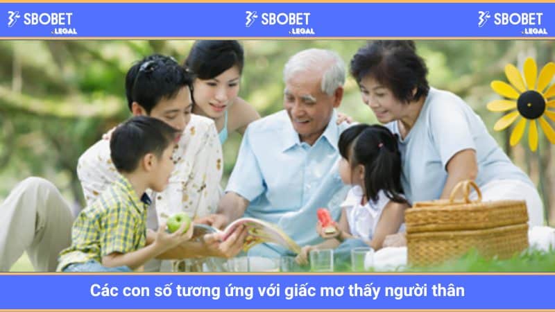 Các con số tương ứng với giấc mơ thấy người thân